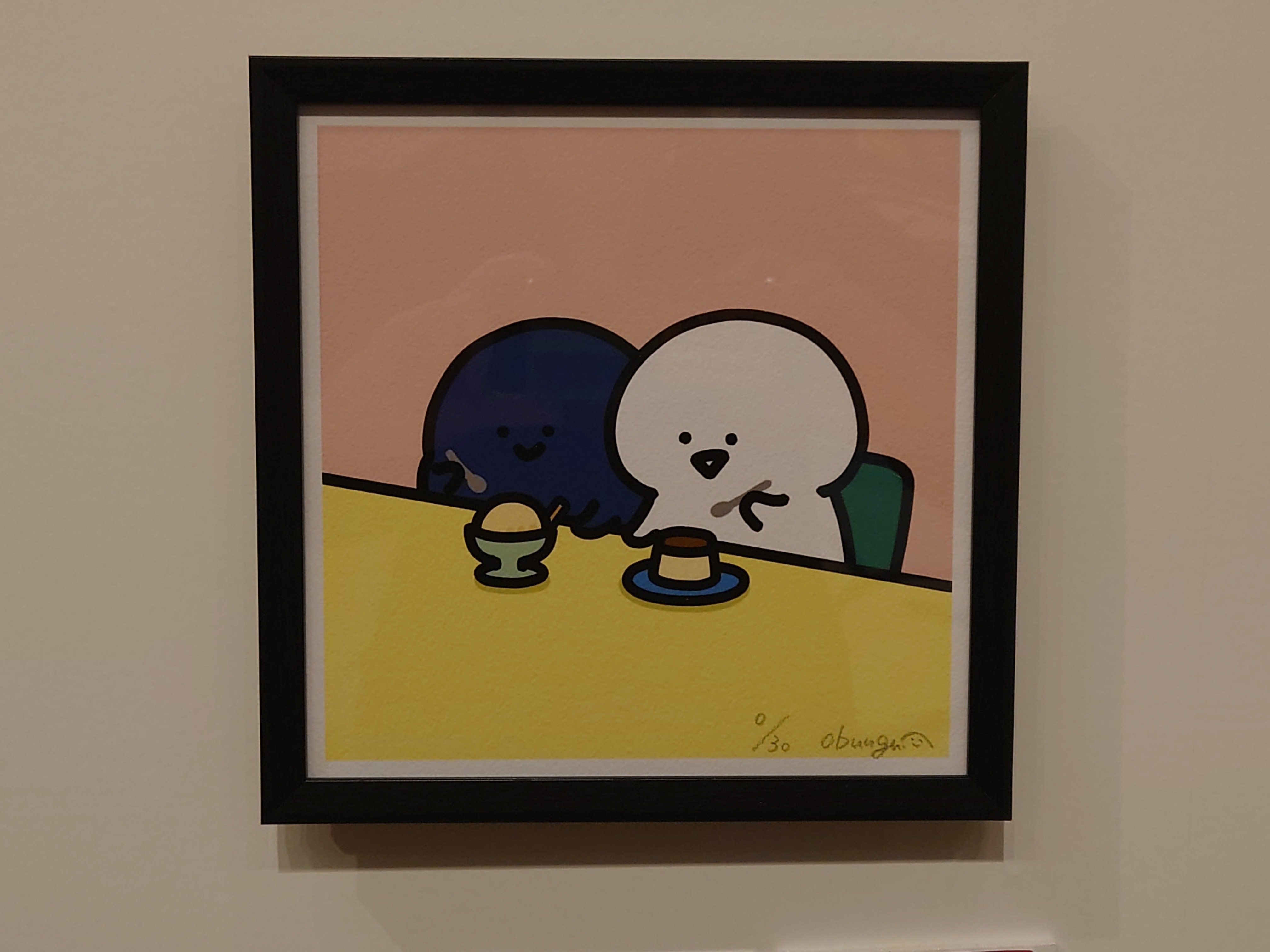 お文具といっしょ　複製原画　温めて溶かす作戦 お文具の原画展』を見に行く｜富嶽 駿海