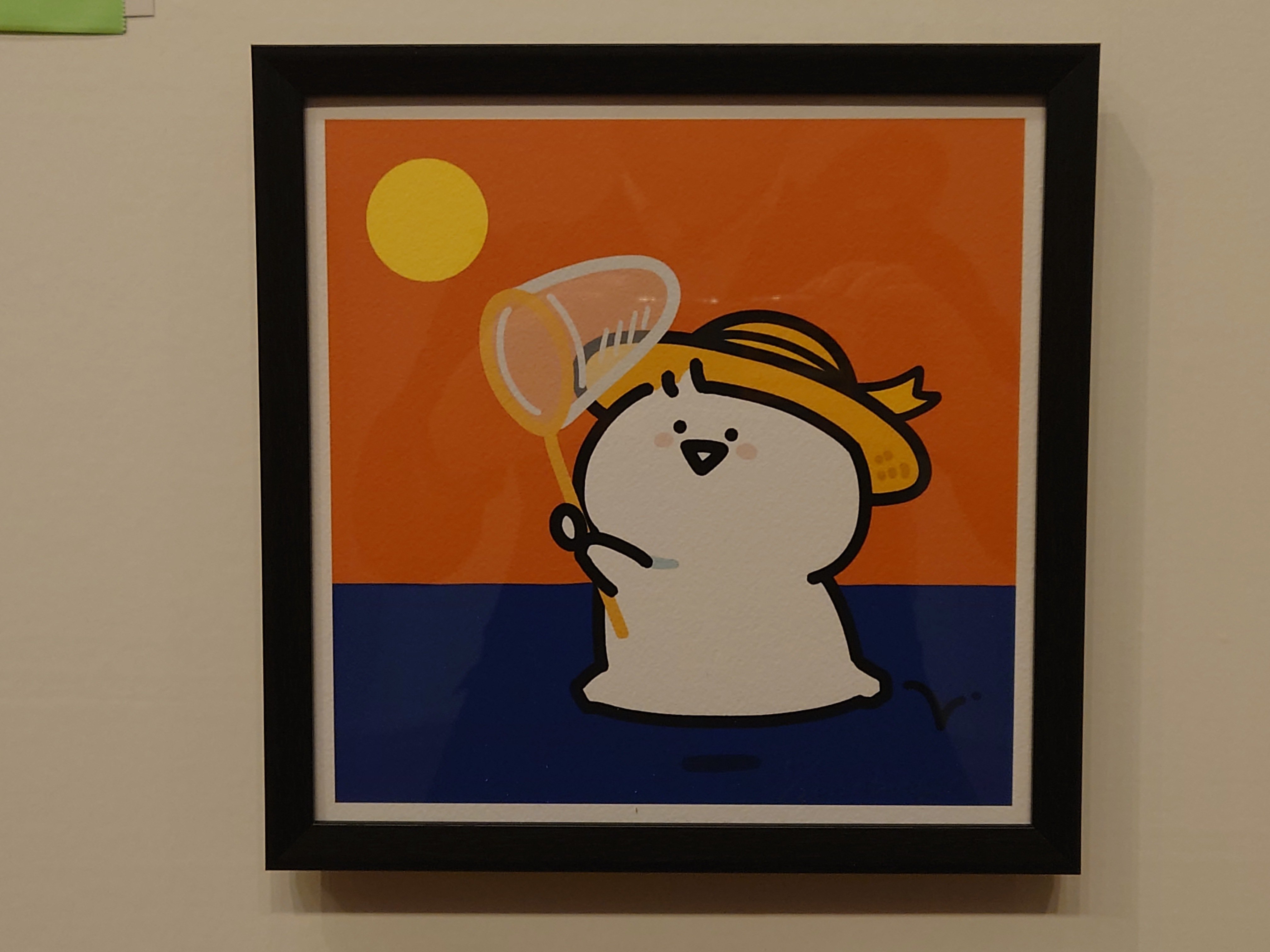 お文具といっしょ　複製原画　温めて溶かす作戦 お文具の原画展』を見に行く｜富嶽 駿海