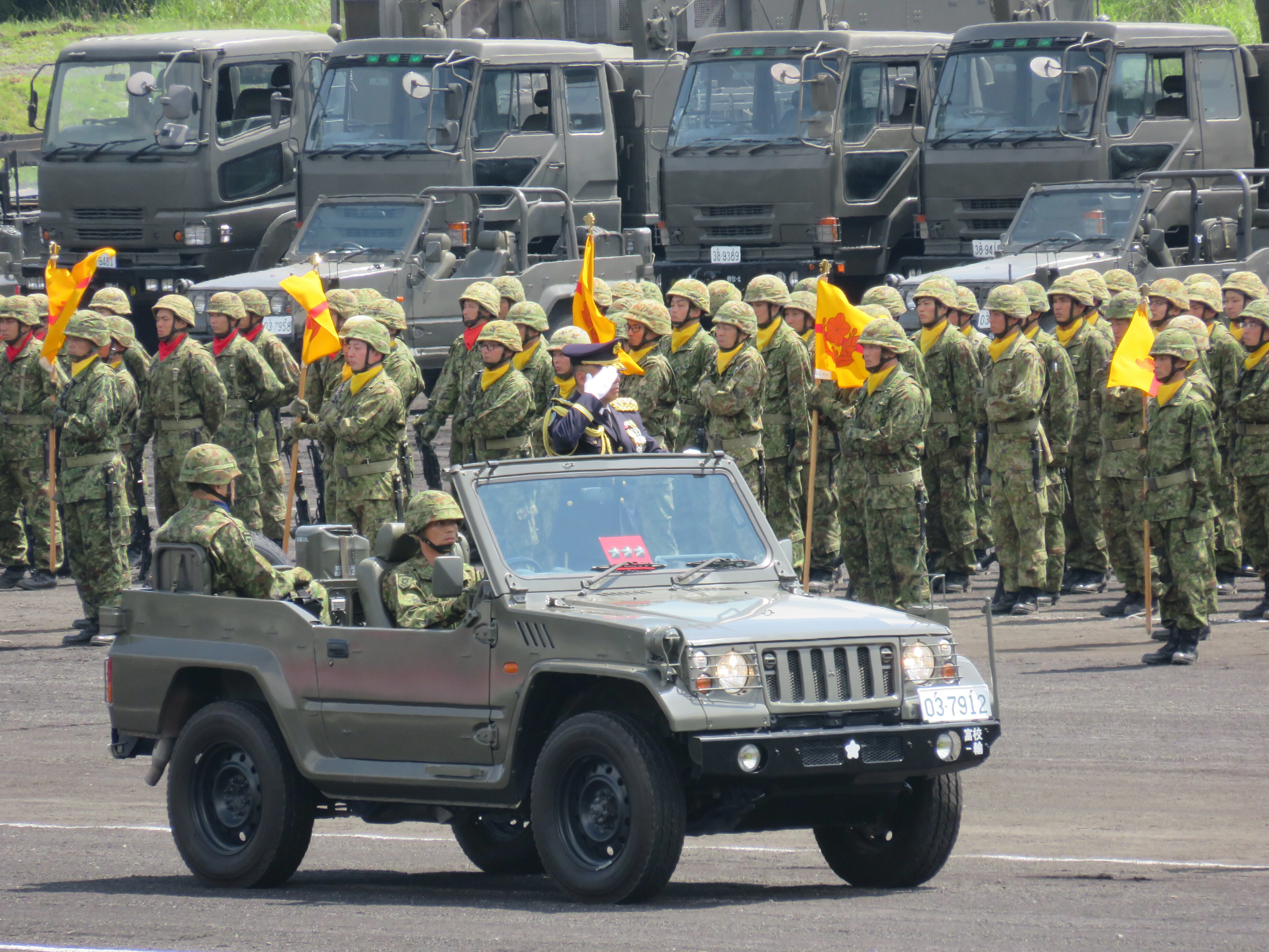 日記】陸上自衛隊富士学校70周年記念行事に行ってきました前編｜葛城