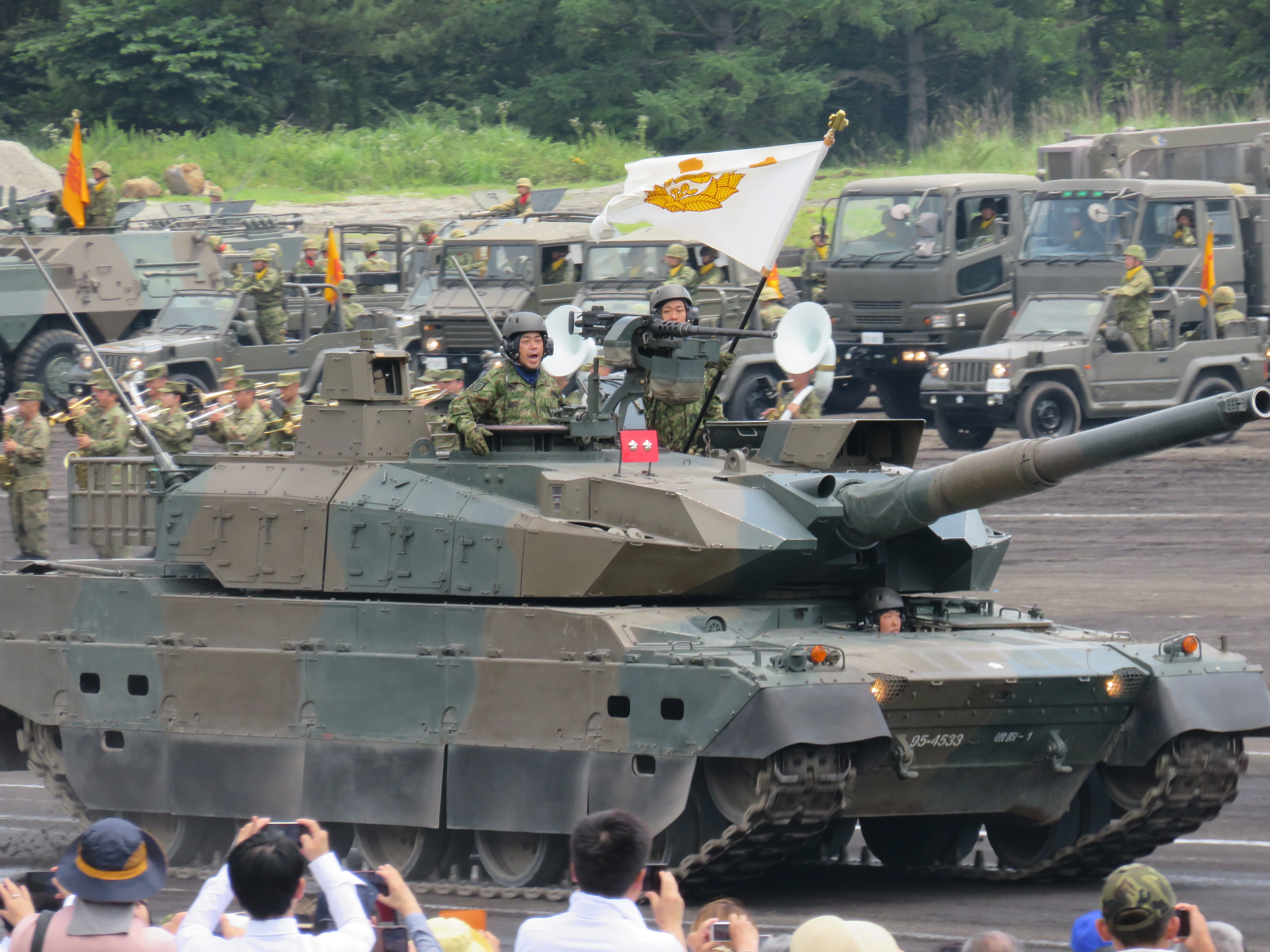 日記】陸上自衛隊富士学校70周年記念行事に行ってきました前編｜葛城