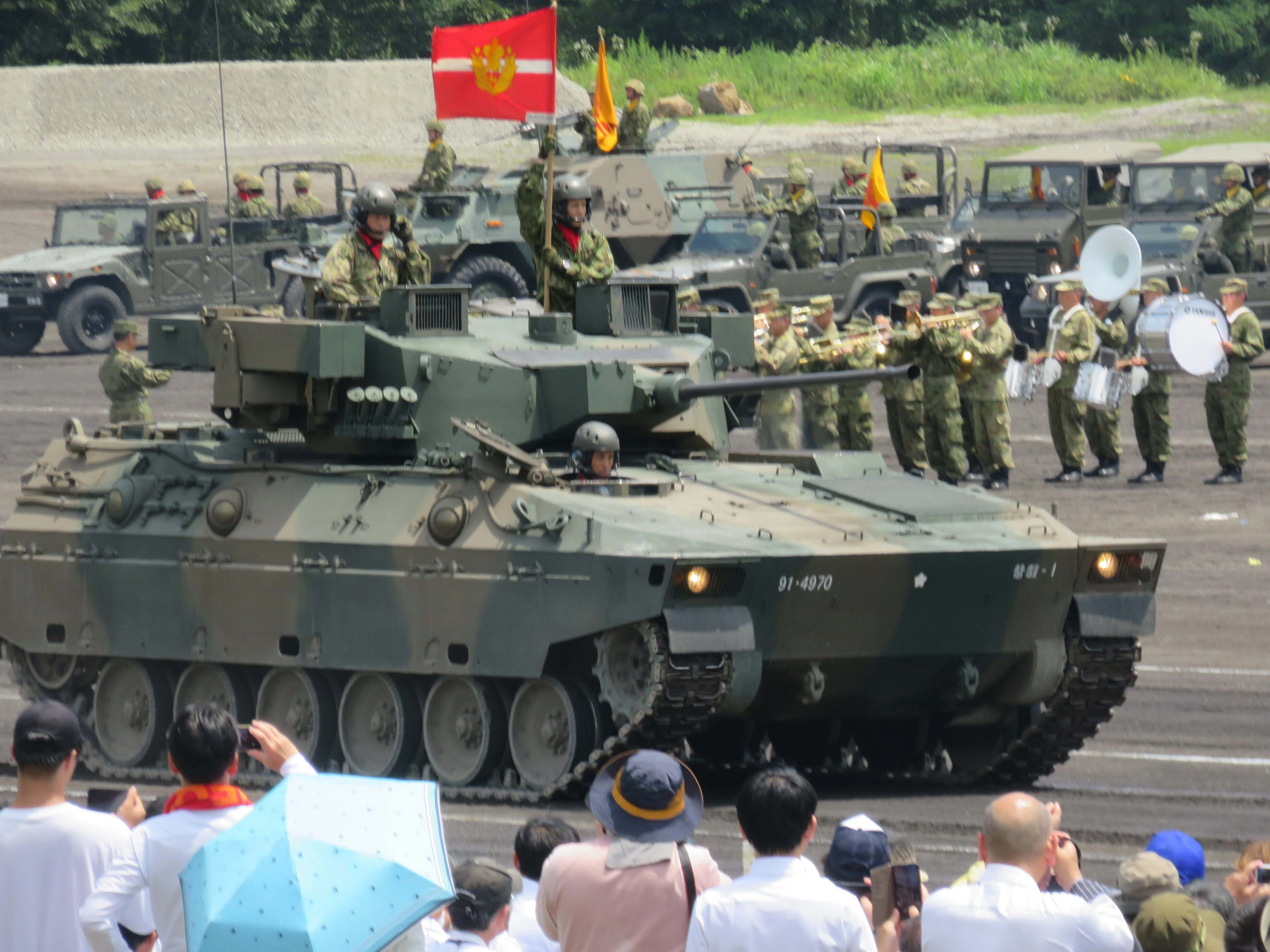 日記】陸上自衛隊富士学校70周年記念行事に行ってきました前編｜葛城