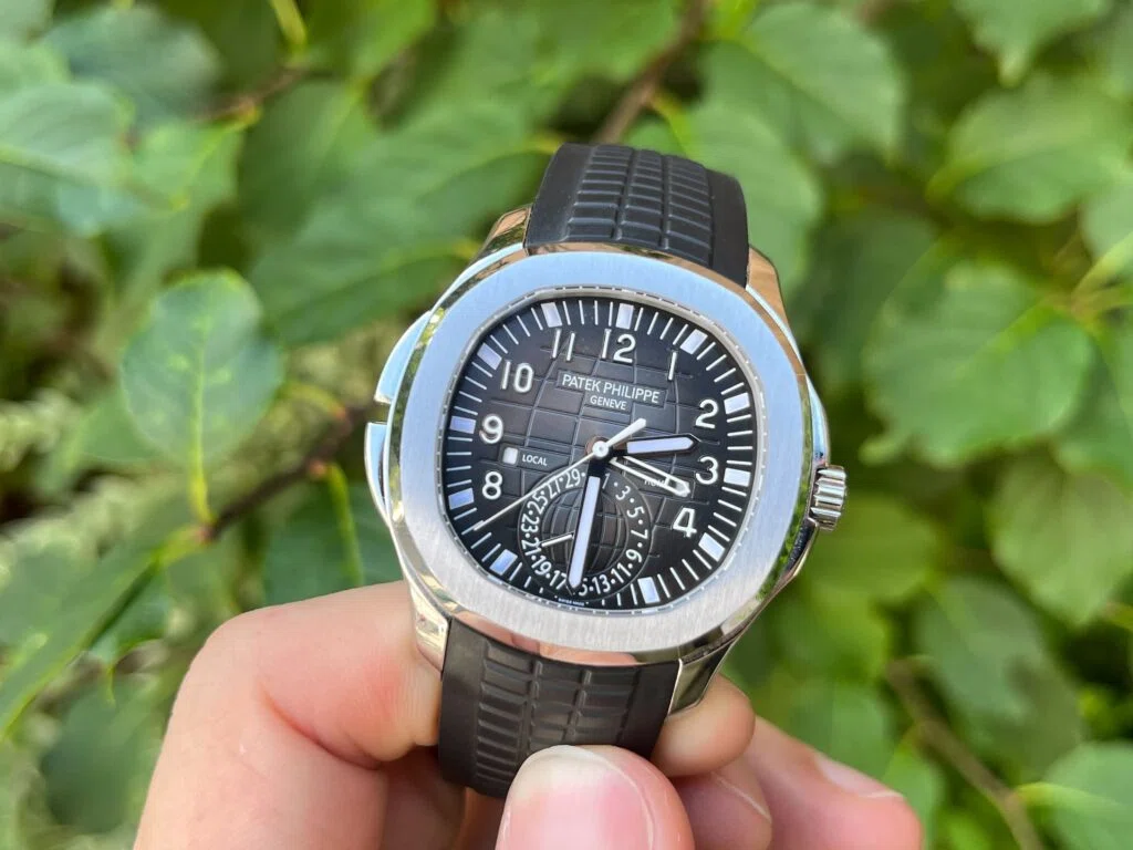 【レア・完売品】 WMT WATCHES OCEAN TIME アクアノート 極上の時計に惚れ直す】アクアノート トラベルタイム5164a 購入1年半