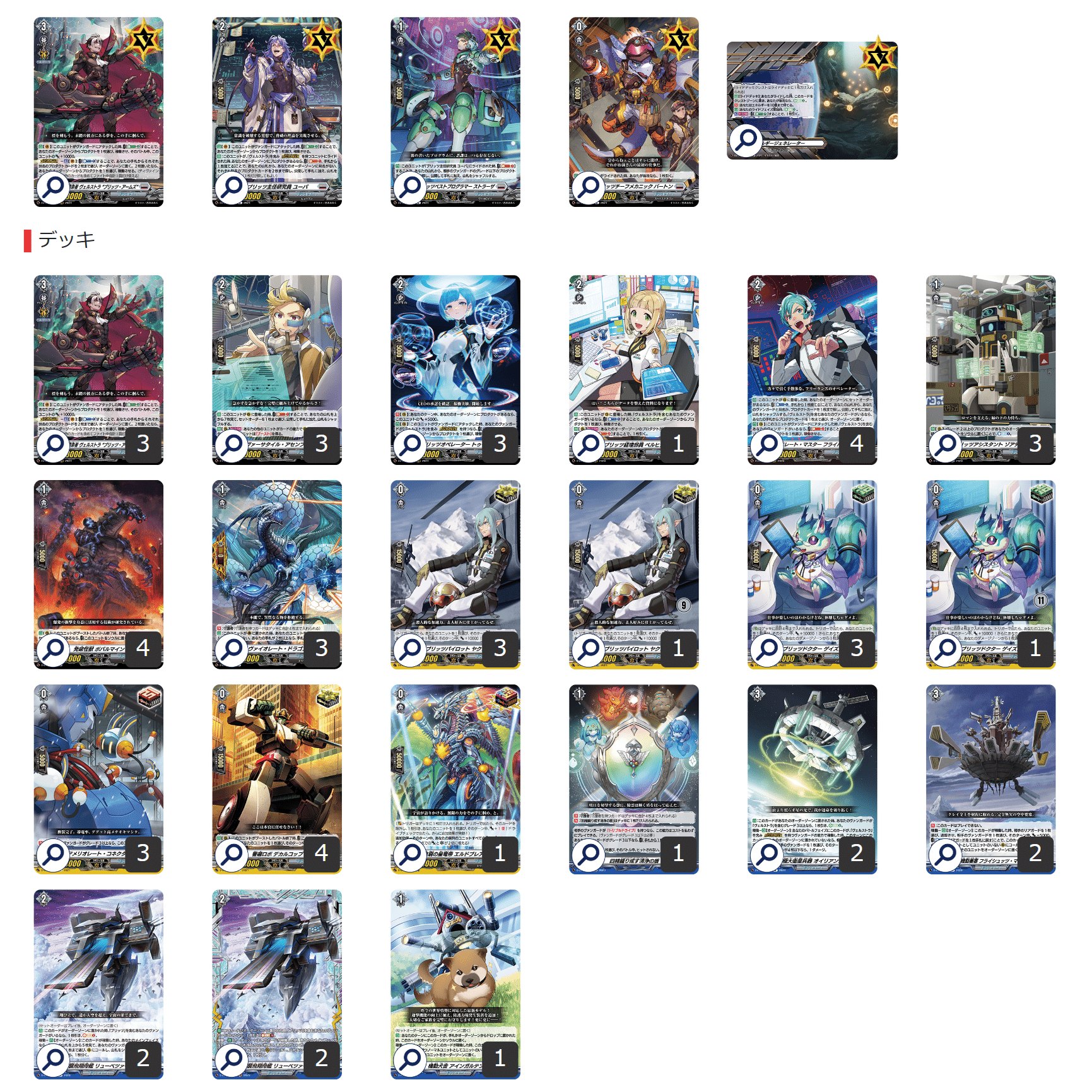 ヴァンガード】2024の公認/CS戦績｜dqus(どくーさ)