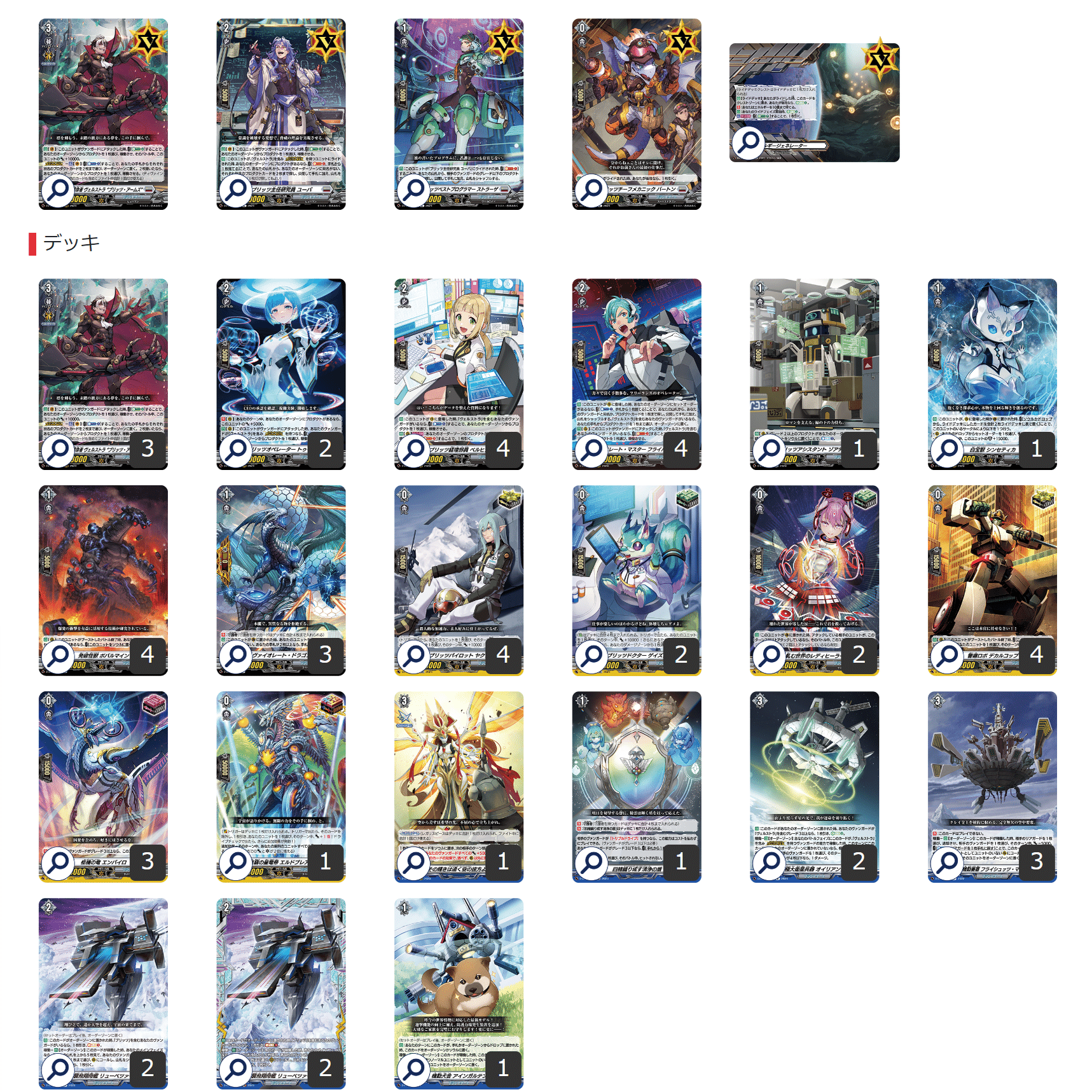 ヴァンガード】2024の公認/CS戦績｜dqus(どくーさ)