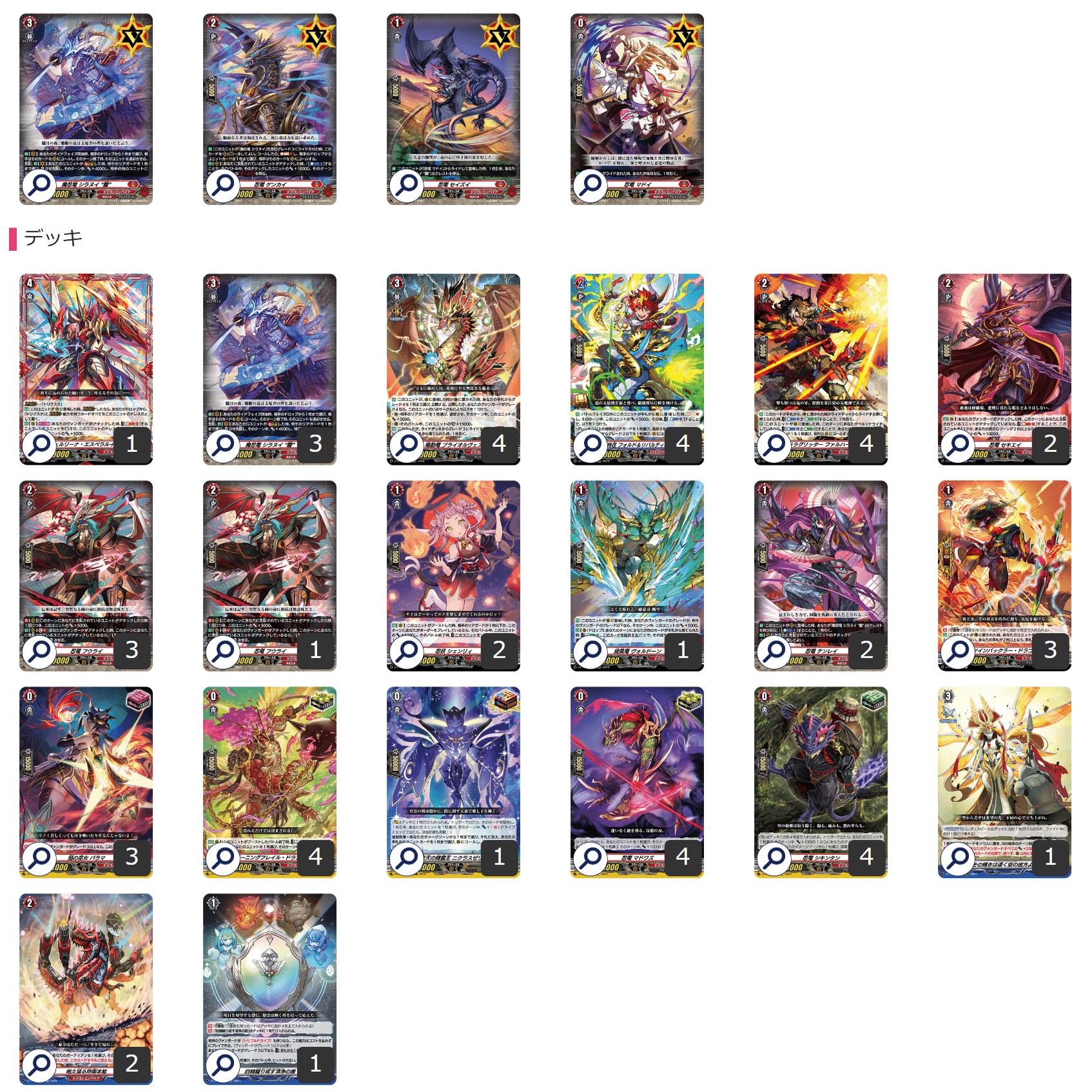 ヴァンガード】2024の公認/CS戦績｜dqus(どくーさ)