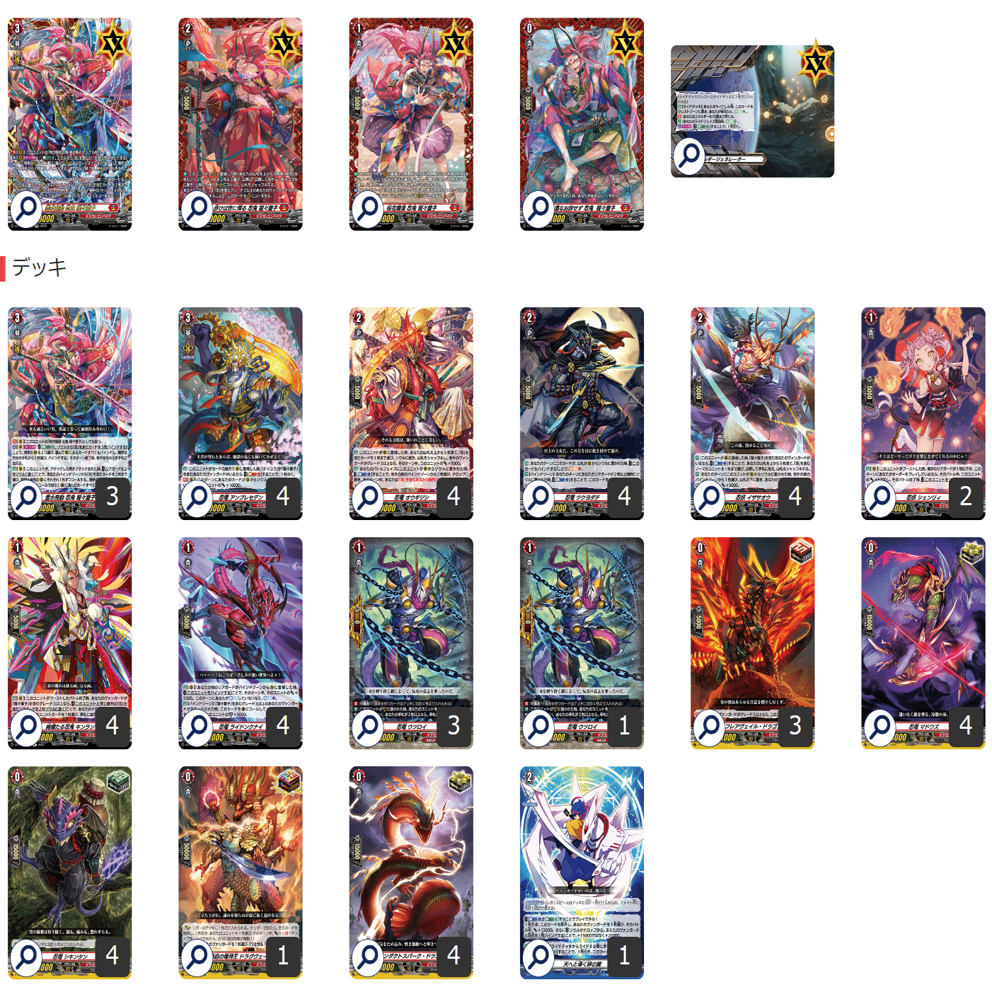 ヴァンガード】2024の公認/CS戦績｜dqus(どくーさ)