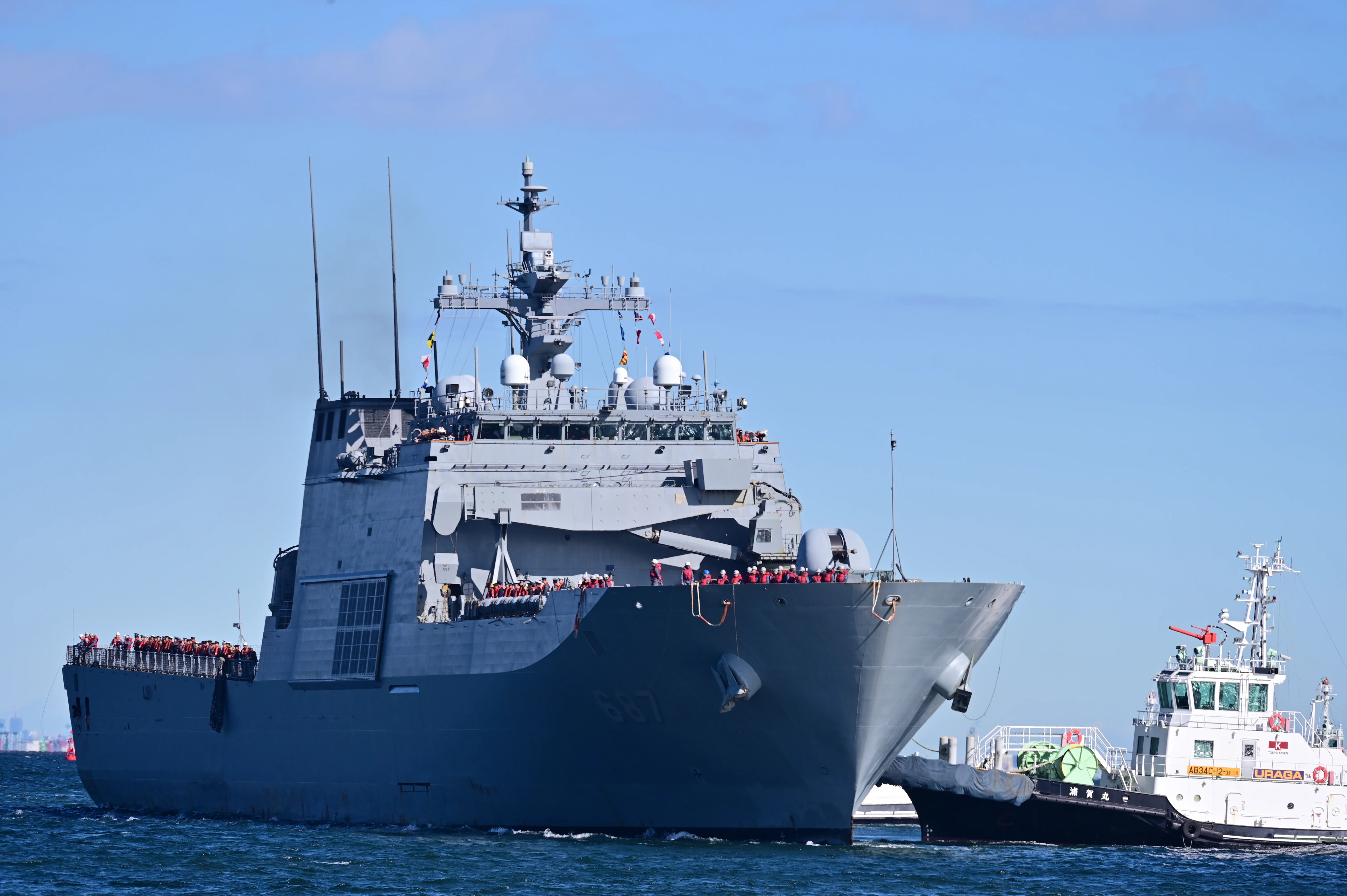 韓国海軍、海上自衛隊横須賀基地に入港｜ユキカゼ（深水千翔）