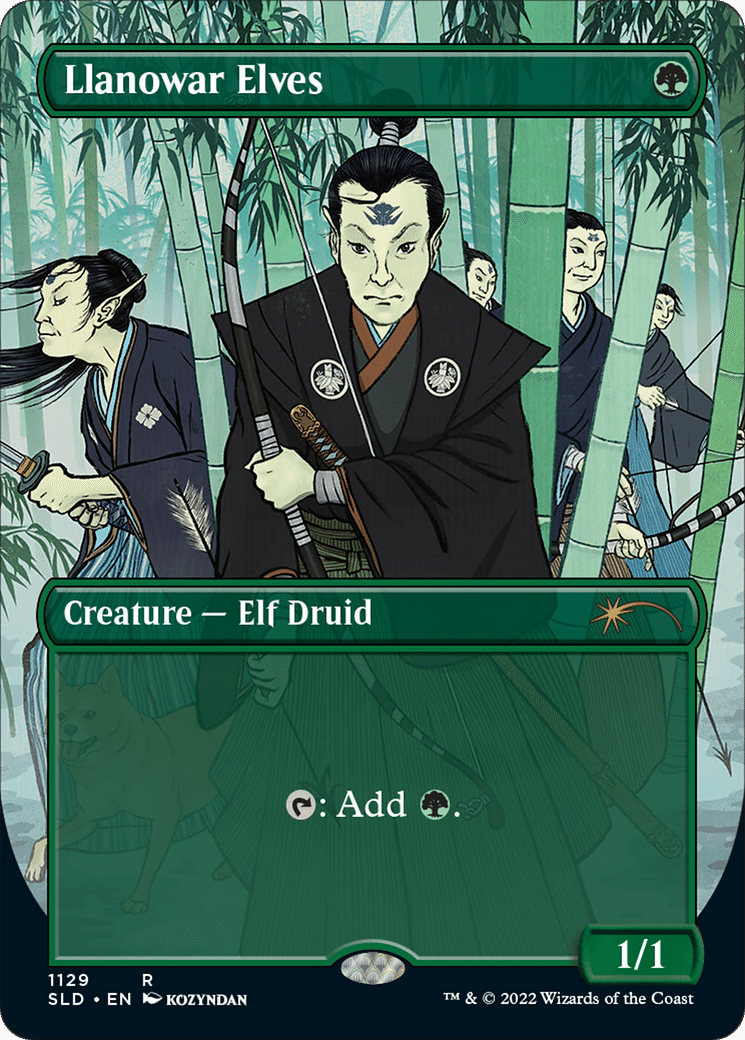 フラクチャーFOIL)ラノワールのエルフ/Llanowar Elves《日本語