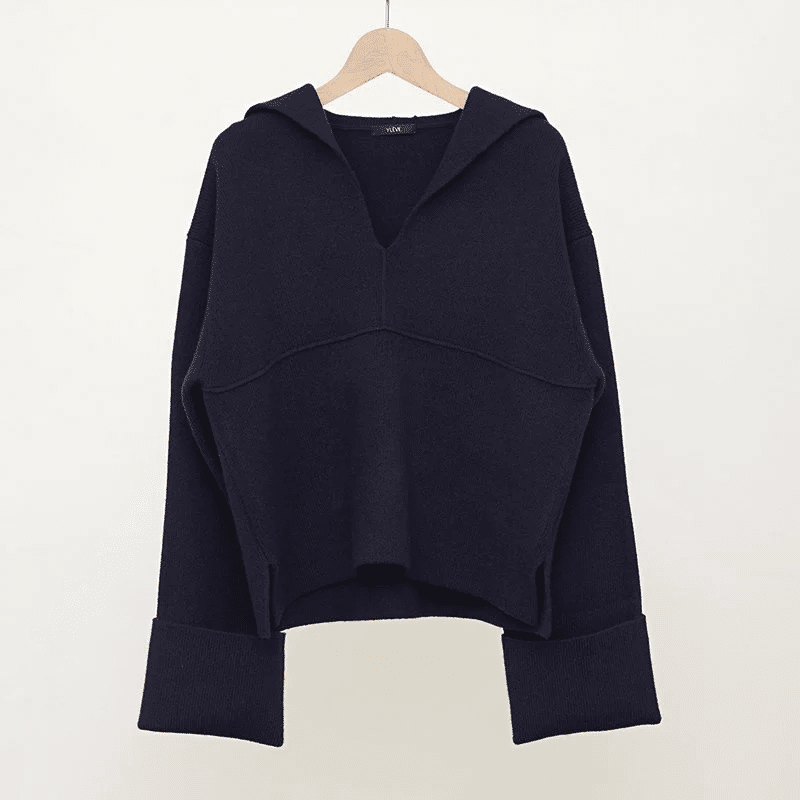 冬準備に本命ニット【YLEVE】PURE WOOL KN SAILOR COLLAR P/O｜THIRTY