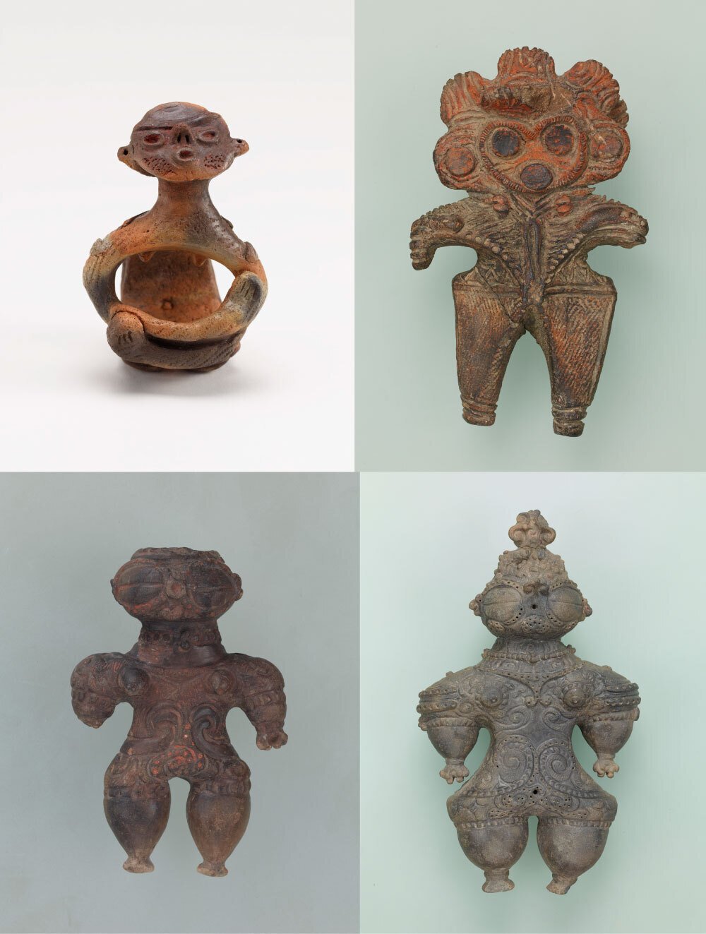 送料無料☆1点限り  縄文時代古墳時代 埴輪土偶セット 台座付き 送料無料☆1点限り 縄文時代古墳時代 埴輪土偶セット 台座付き 送料