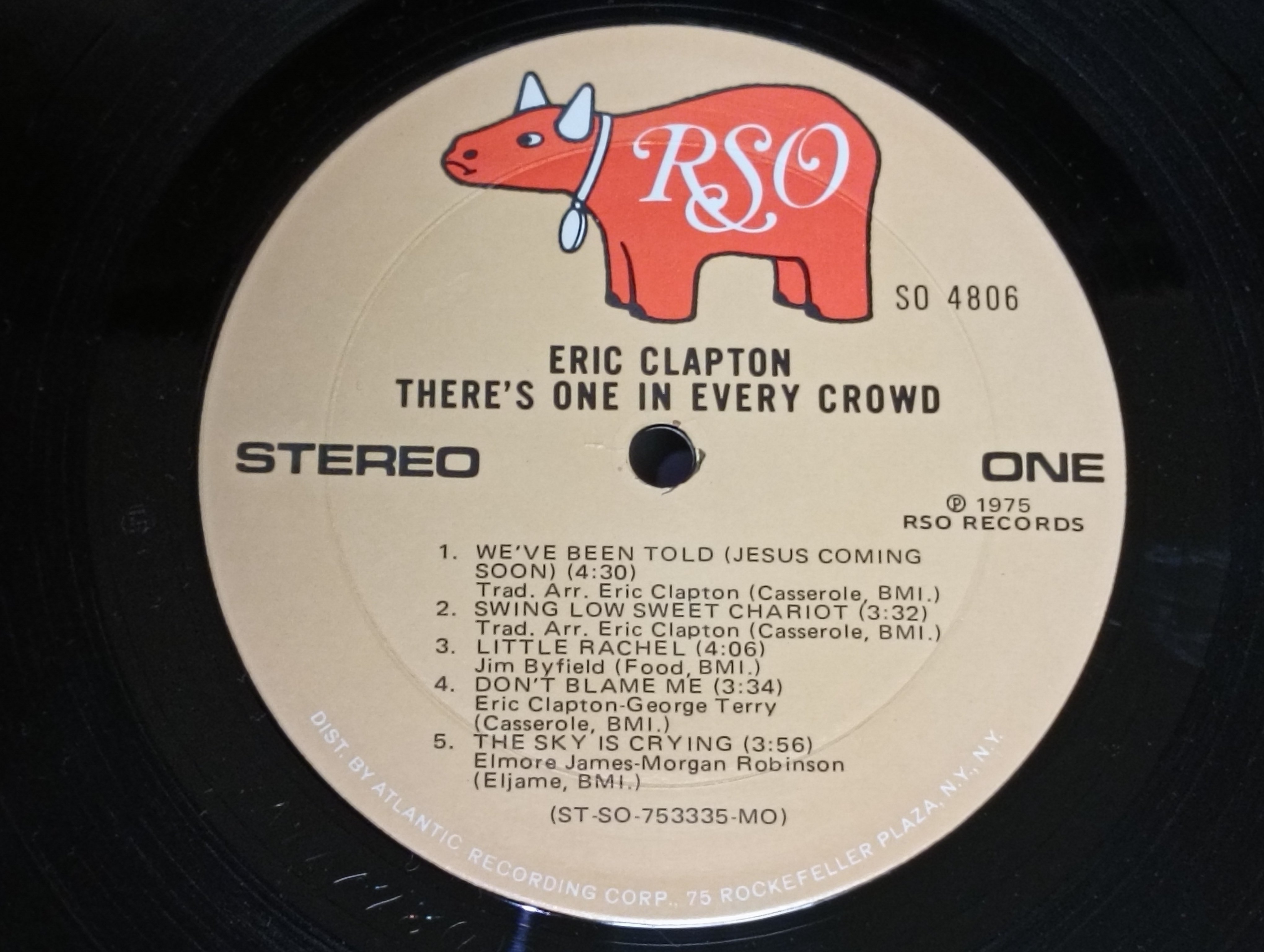 There's One in Every Crowd】(1975) Eric Clapton レゲエの陰に隠れた