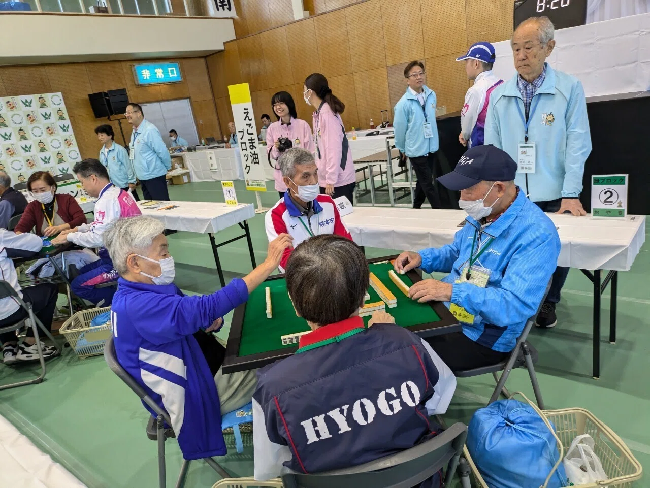 ねんりんピックはばたけ鳥取麻雀大会個人戦レポート｜りちお主審