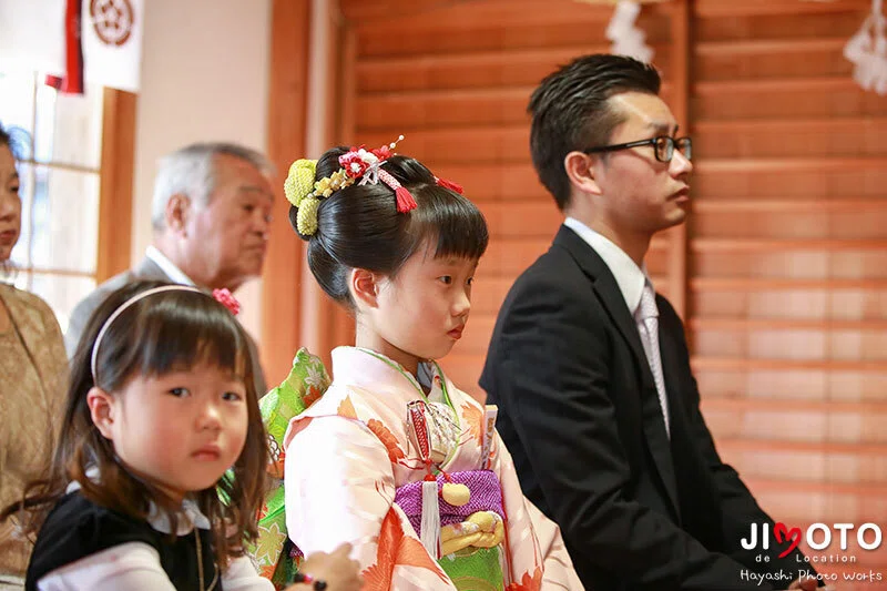 杵築神社で七五三出張撮影