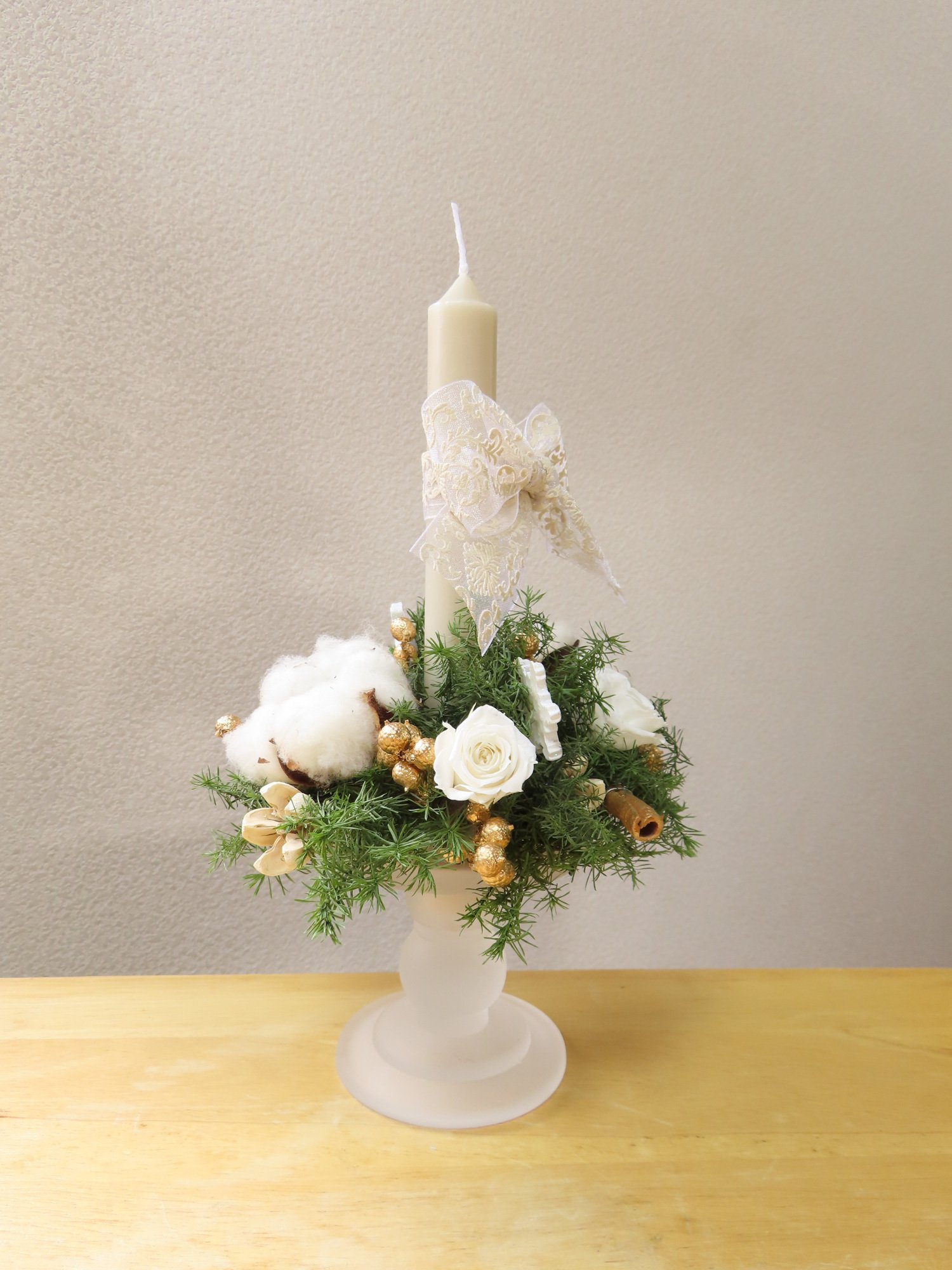 ✴︎クリスマスアレンジメント✴︎キャンドルアレンジ　クリスマスリース ✴︎クリスマスアレンジメント✴︎キャンドルアレンジ