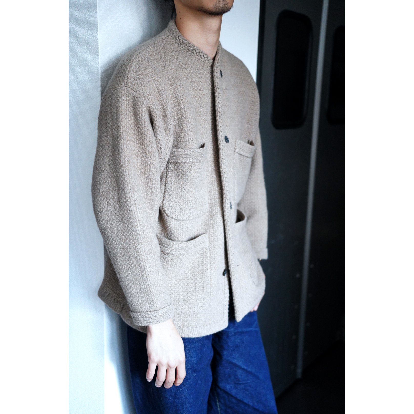 最終 Olde H & Daughter カシミヤ ハンドニット JK Olde H & Daughter カシミヤ ハンドニット JK