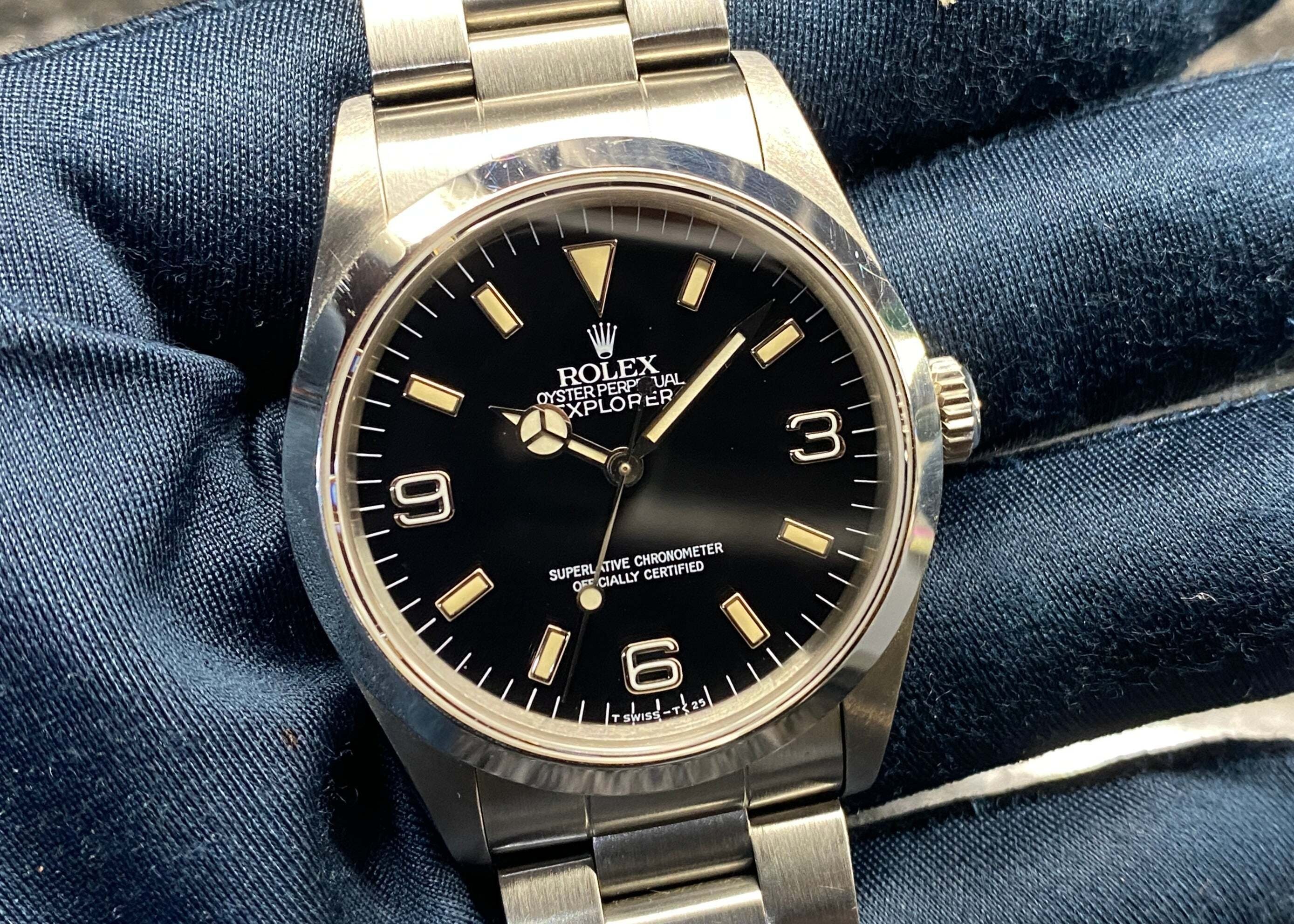 ヘンリーエクスプローラーズ ロレックス エクスプローラー Ref.14270 X番 1991年製 w-31664