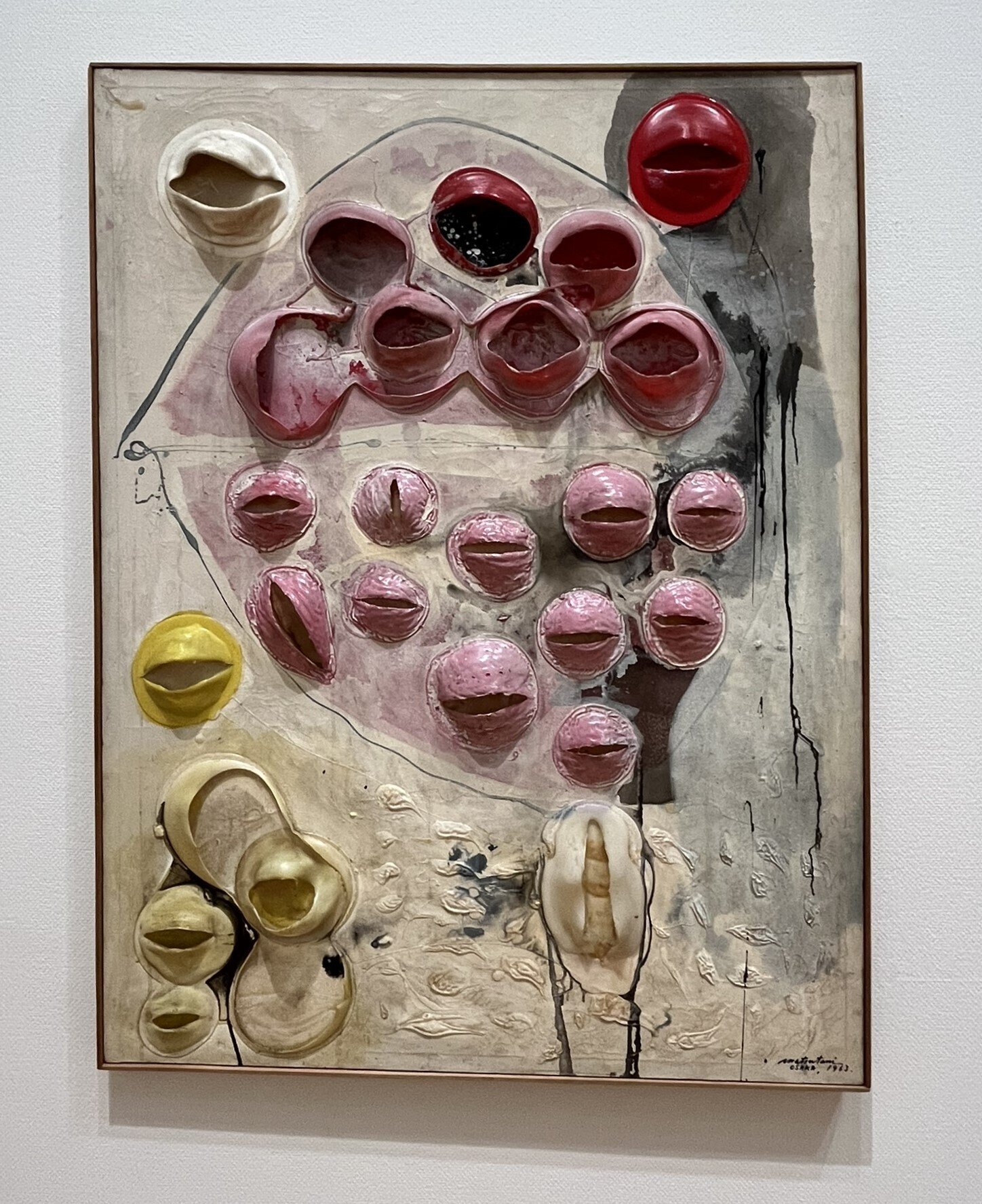 知足子＊松谷武判 繁殖 リトグラフ 額縁 インテリア 希少 知足子様専用＊松谷武判 繁殖 リトグラフ 額縁 インテリア 希少 - メルカリ