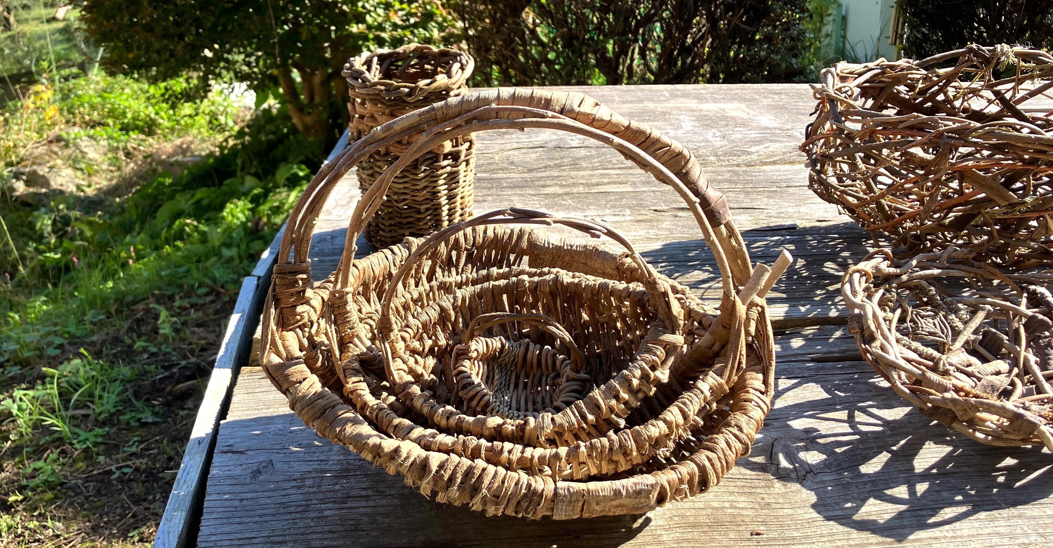 オオヅヅラフジ 自然素材 リース 国産 ツル 蔓 カゴバッグ素材 大葛藤 籠 オオヅヅラフジ 自然素材 リース 国産 ツル 蔓 カゴバッグ素材 大葛藤