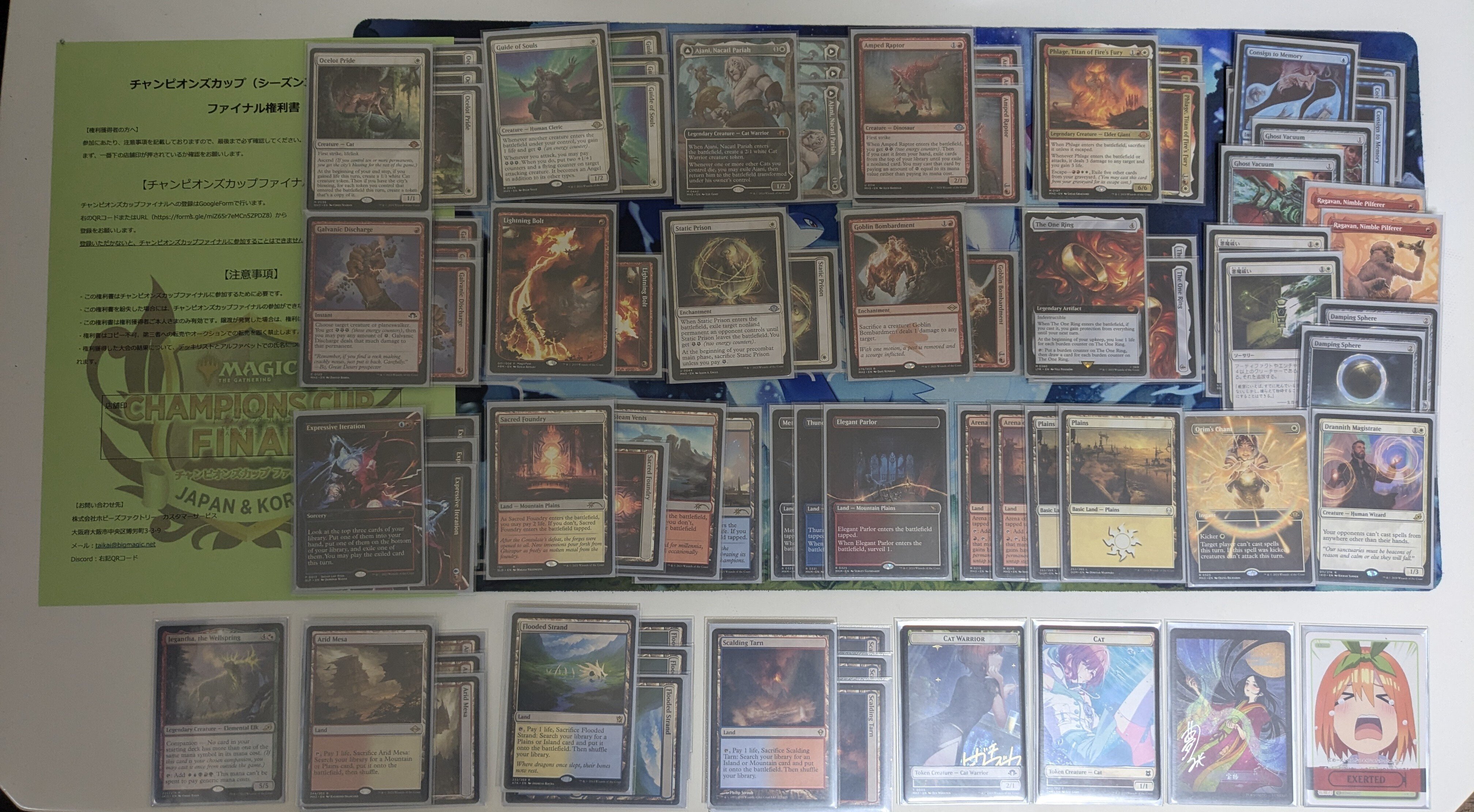 Modern】エリア予選突破記念の思考の書き溜め【ジェスカイエネルギー