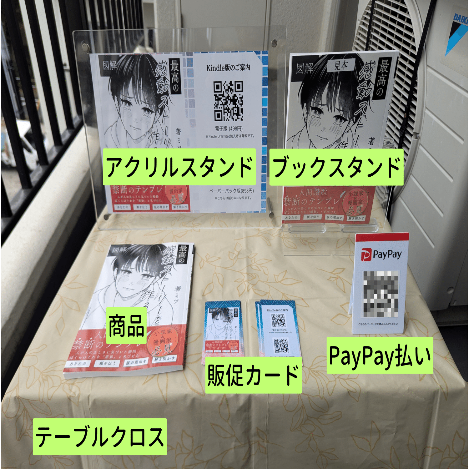 文学フリマ東京39 展示イメージ＆持参しようと思うもの＋追記