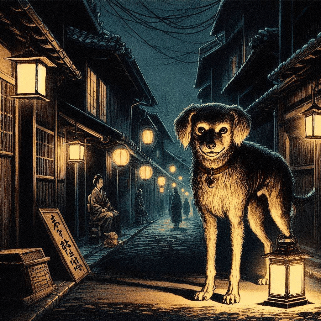 幸運をもたらす伝説の人面犬 妖怪都市伝説! たそがれの人面犬 sunoAI - YouTube