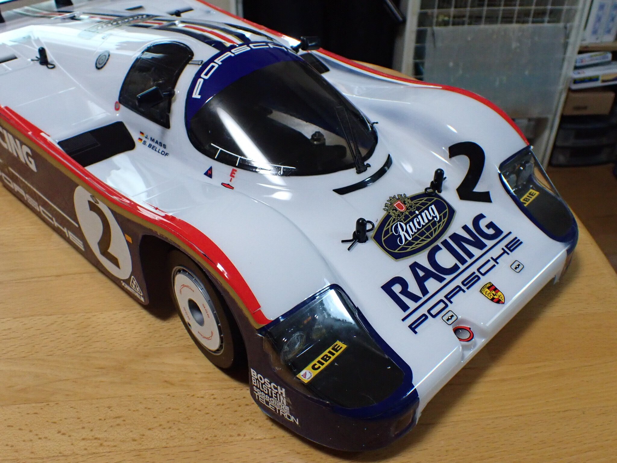 タミヤ　ポルシェ956＆ロスマンズデカール　Cカー タミヤ ポルシェ956＆ロスマンズデカール Cカー - メルカリ