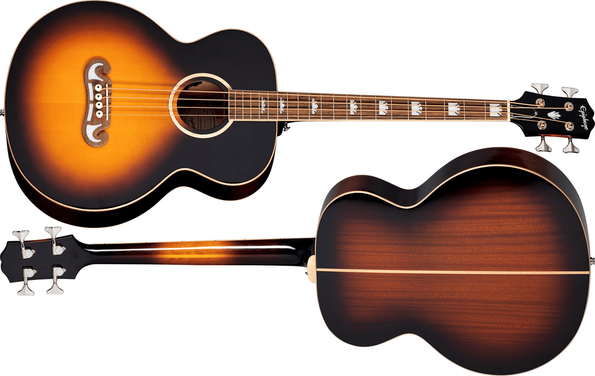 エピフォンによるエレアコベース「El Capitan J-200 Studio Bass エピフォンによるエレアコベース「El Capitan J-200 Studio Bass
