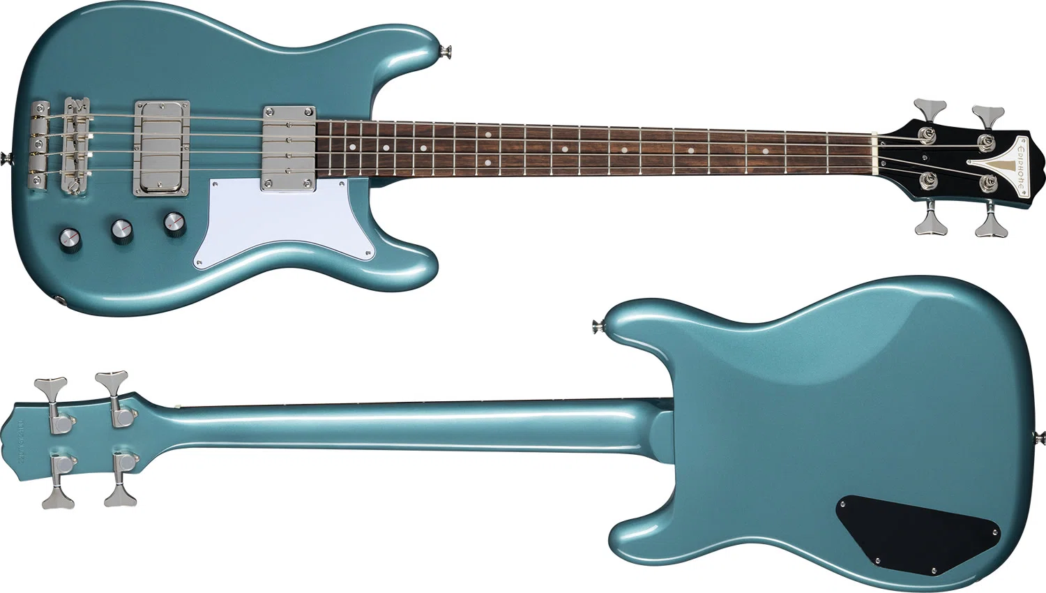 エピフォンによる30.5インチ・スケール・エレキベース「Newport Bass