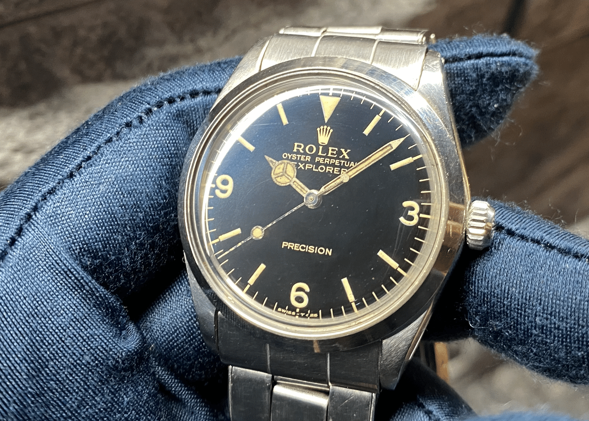 ロレックス ボーイズ エクスプローラーRef.5500 漆黒ミラー 65年｜金子 剛