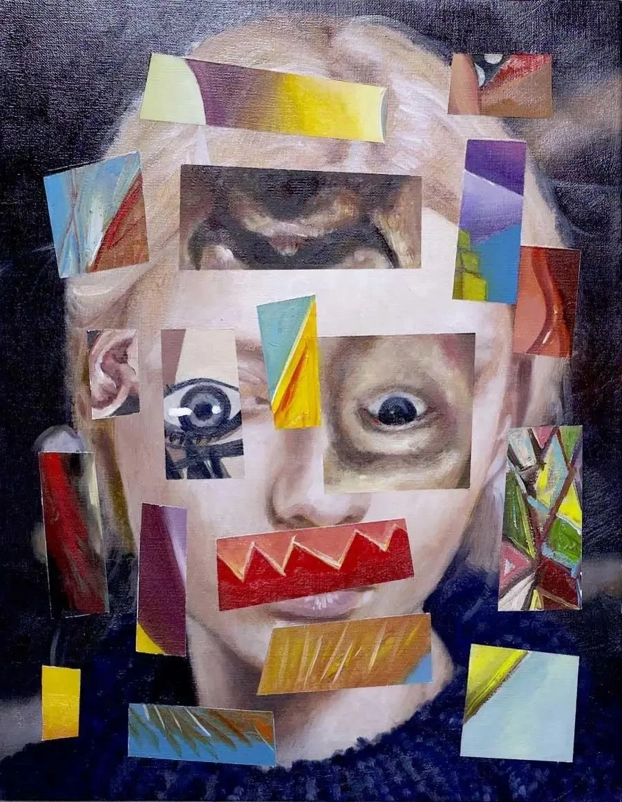 星山耕太郎　版画 星山耕太郎 Kotaro Hoshiyama | Psychological Collage V LAYOUT
