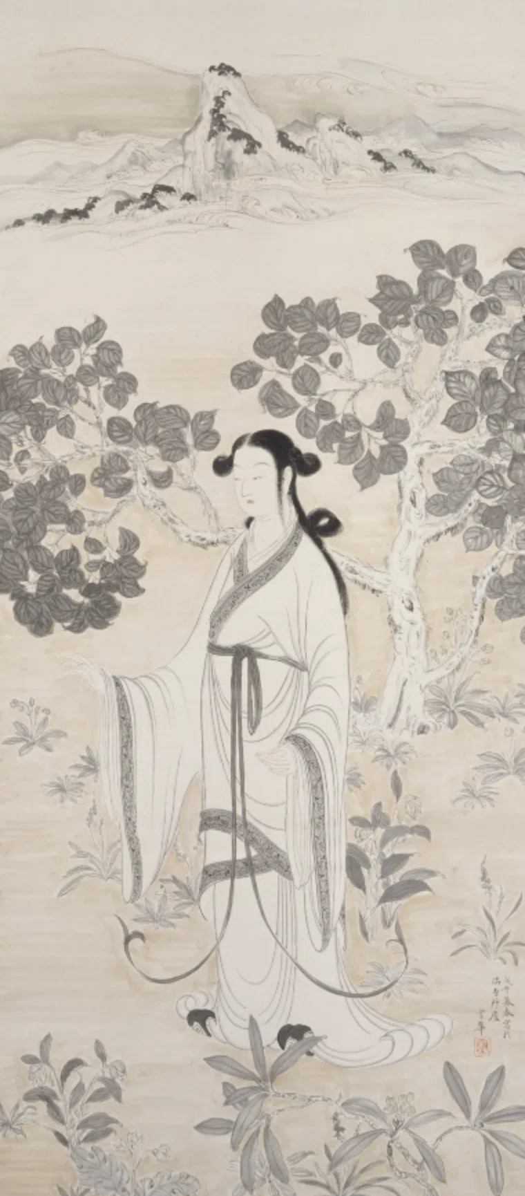 吉川霊華】日本画 / 絹本・彩色 査定 鑑定 買取 致します｜井浦歳和