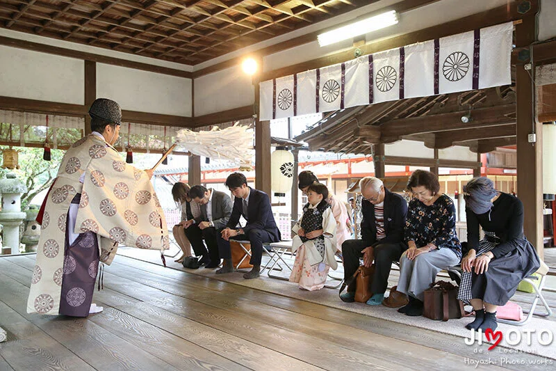 手向山八幡宮で七五三出張撮影