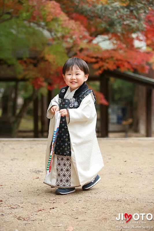 手向山八幡宮で七五三出張撮影