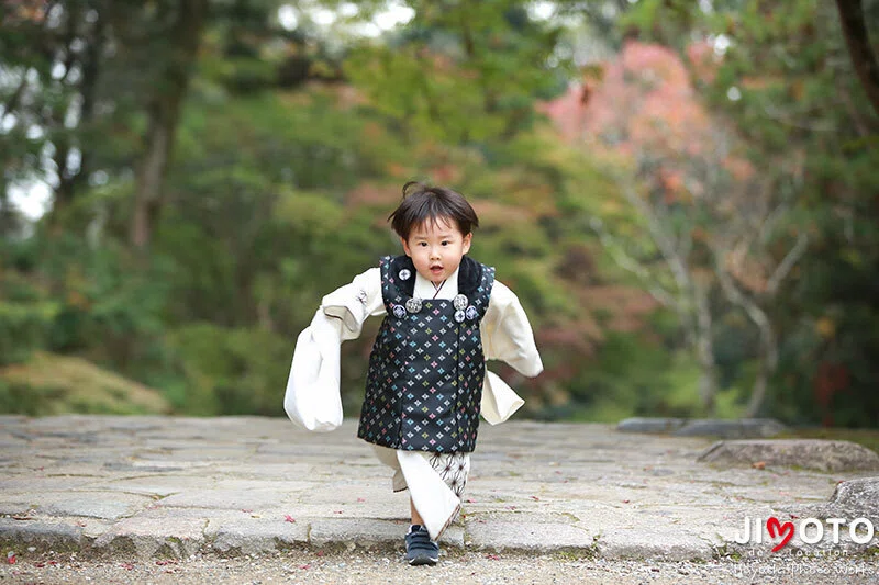 手向山八幡宮で七五三出張撮影