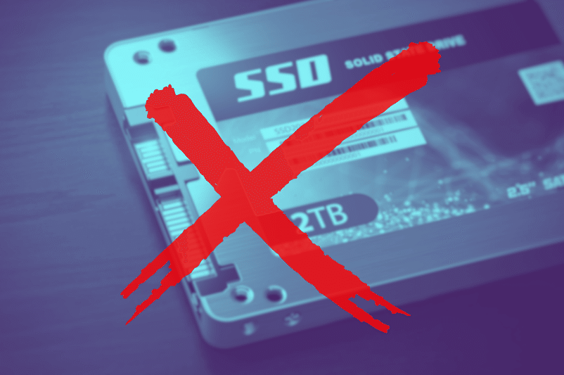 SSDのデータ消失の図
