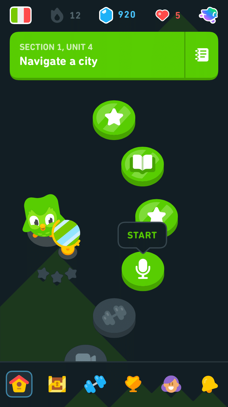 目標B1】Duolingo進捗報告（イタリア語）｜ガストさん