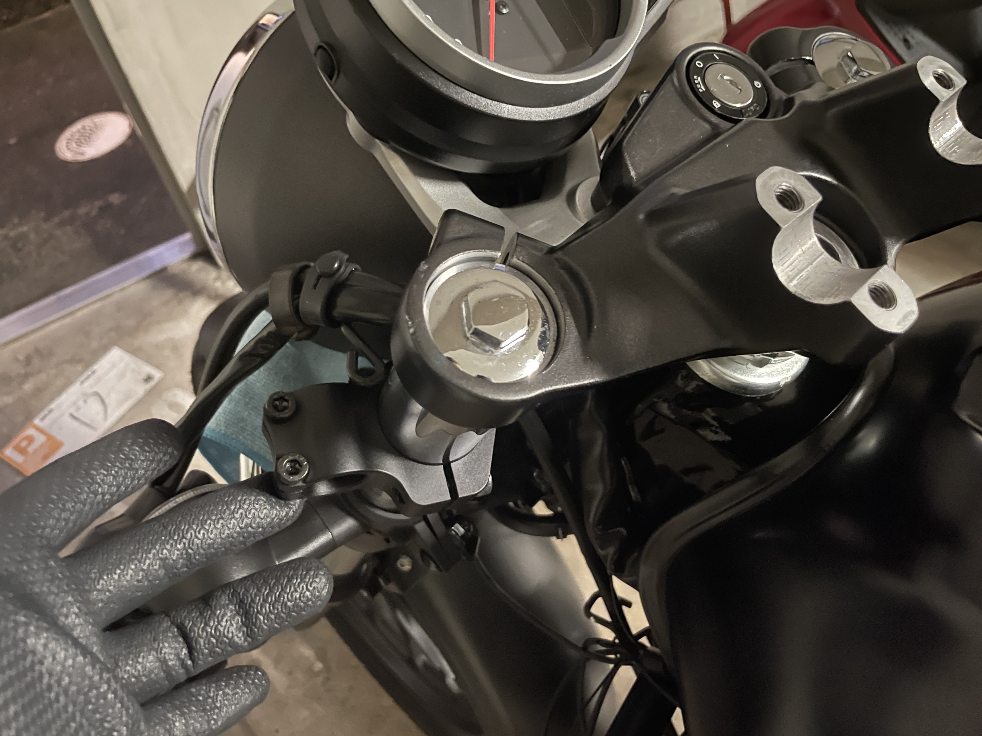 ホンダ GB350 S(NC59)純正 トップブリッジ フォークトップ 中古