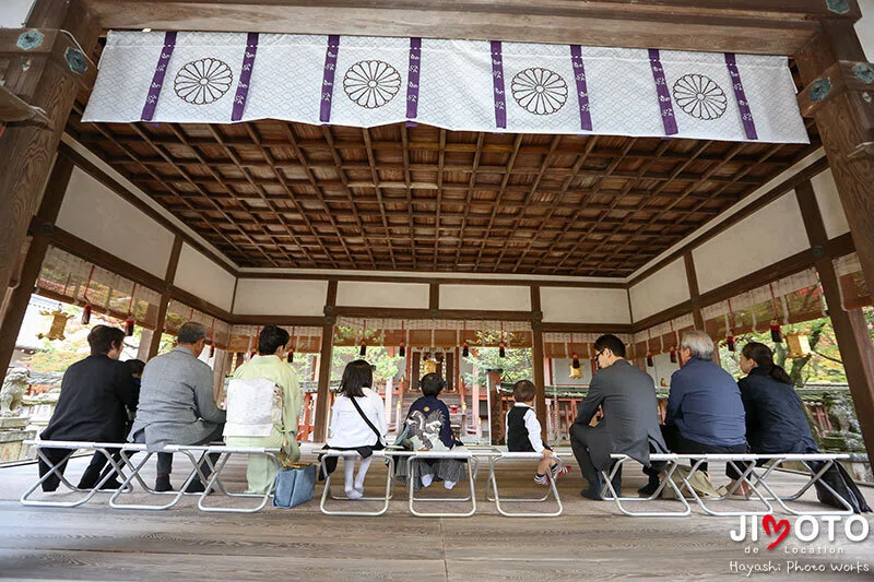 手向山八幡宮で七五三出張撮影