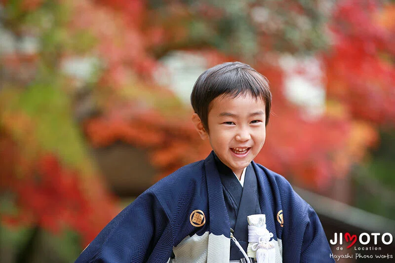 手向山八幡宮で七五三出張撮影