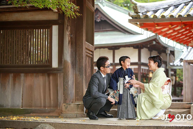 手向山八幡宮で七五三出張撮影