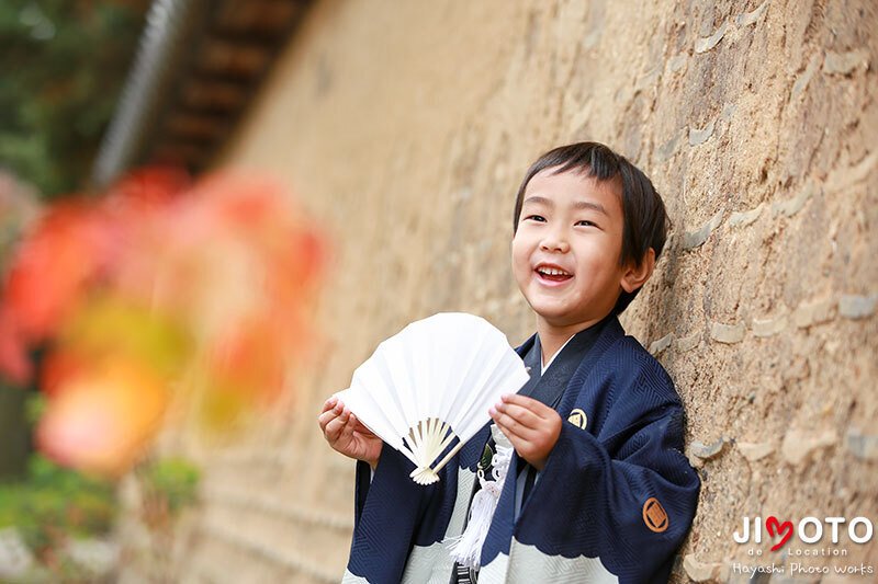 手向山八幡宮で七五三出張撮影