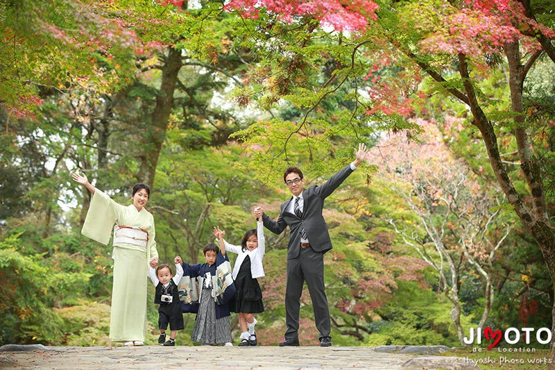 手向山八幡宮で七五三出張撮影
