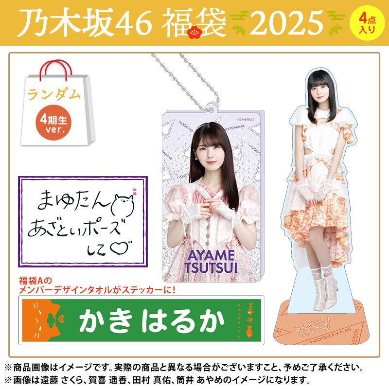 オフィシャルグッズ】乃木坂46 2025年福袋が販売スタート！