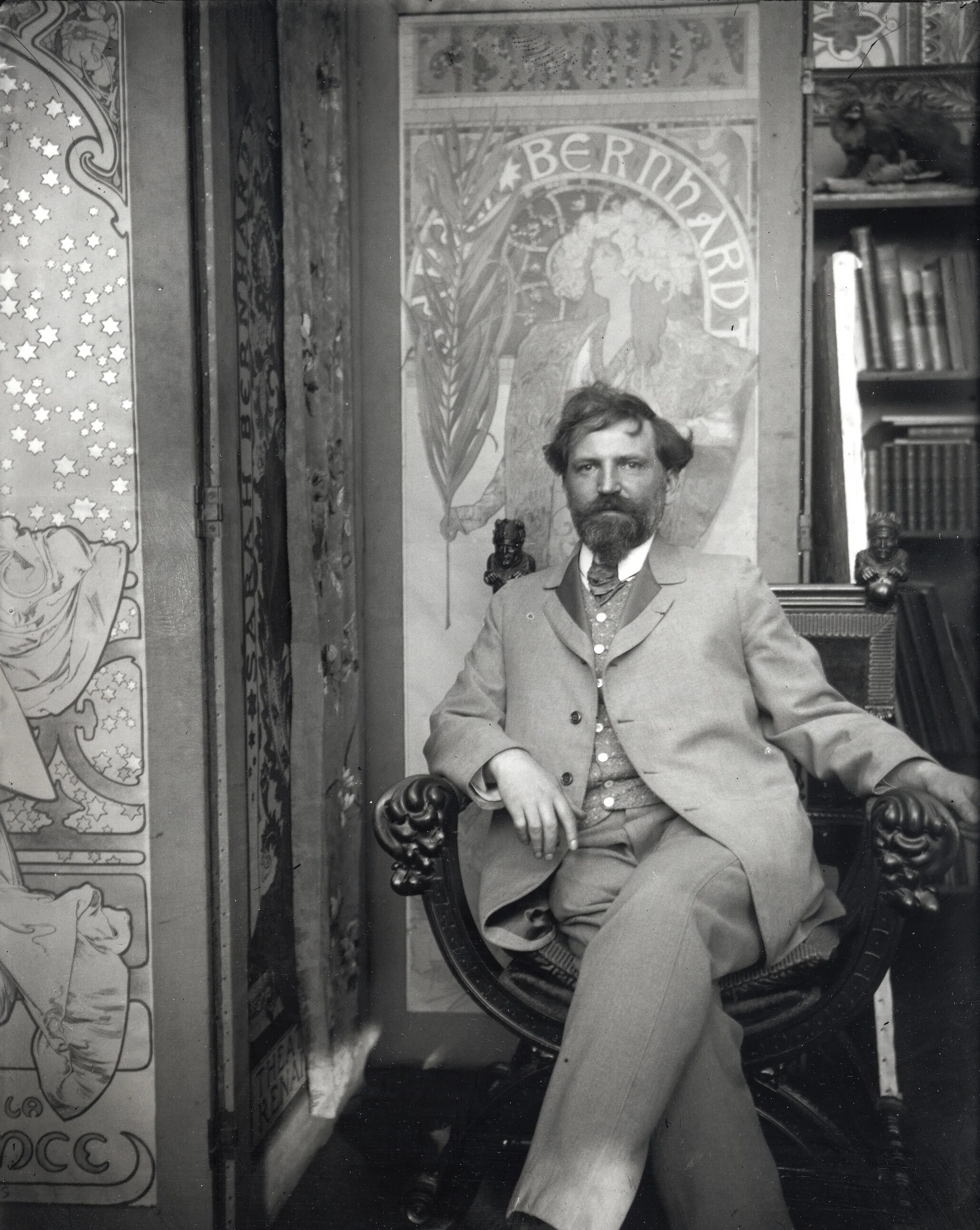 アルフォンス・ミュシャ 写真集 アールヌーボーMucha Photographs エクサン・プロヴァンスでもアールヌーヴォー、ミュシャ展開催