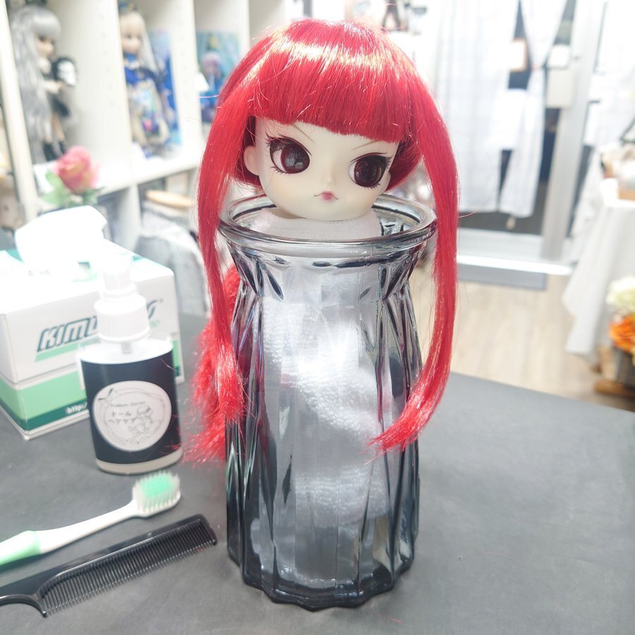 BJDドール用ウィッグ 8-9インチ MDD/kumako/DDサイズ通用 1/3 全