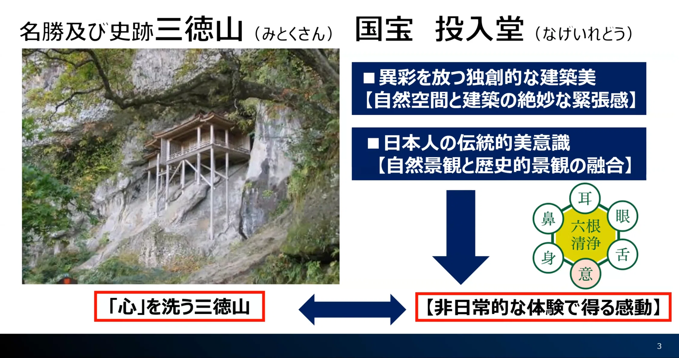 日本一危ない国宝「投入堂」と、世界屈指のラドン泉「三朝温泉」の秘密