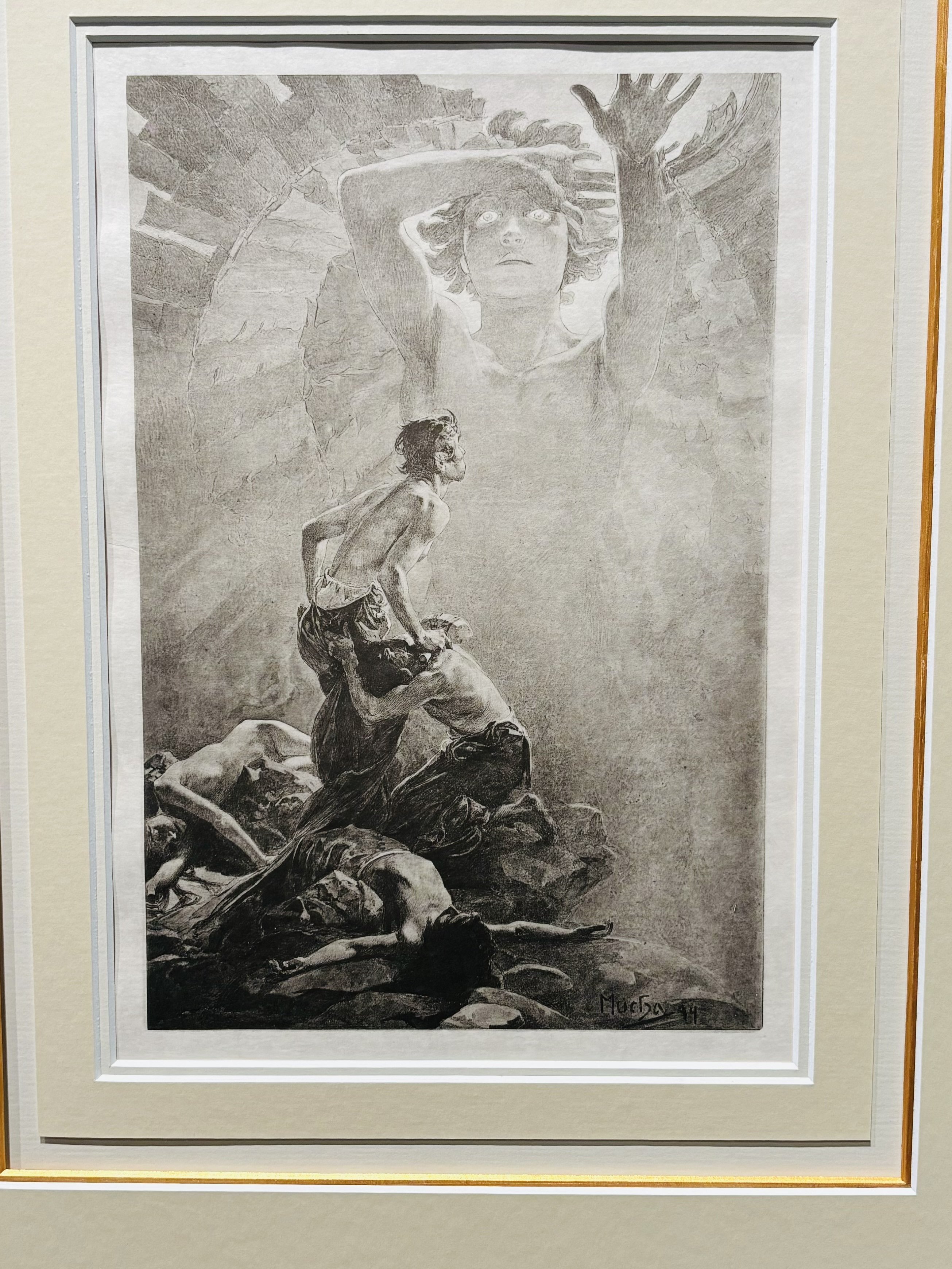 ミュシャのスケッチ｜汪海妹（わんはいめい）