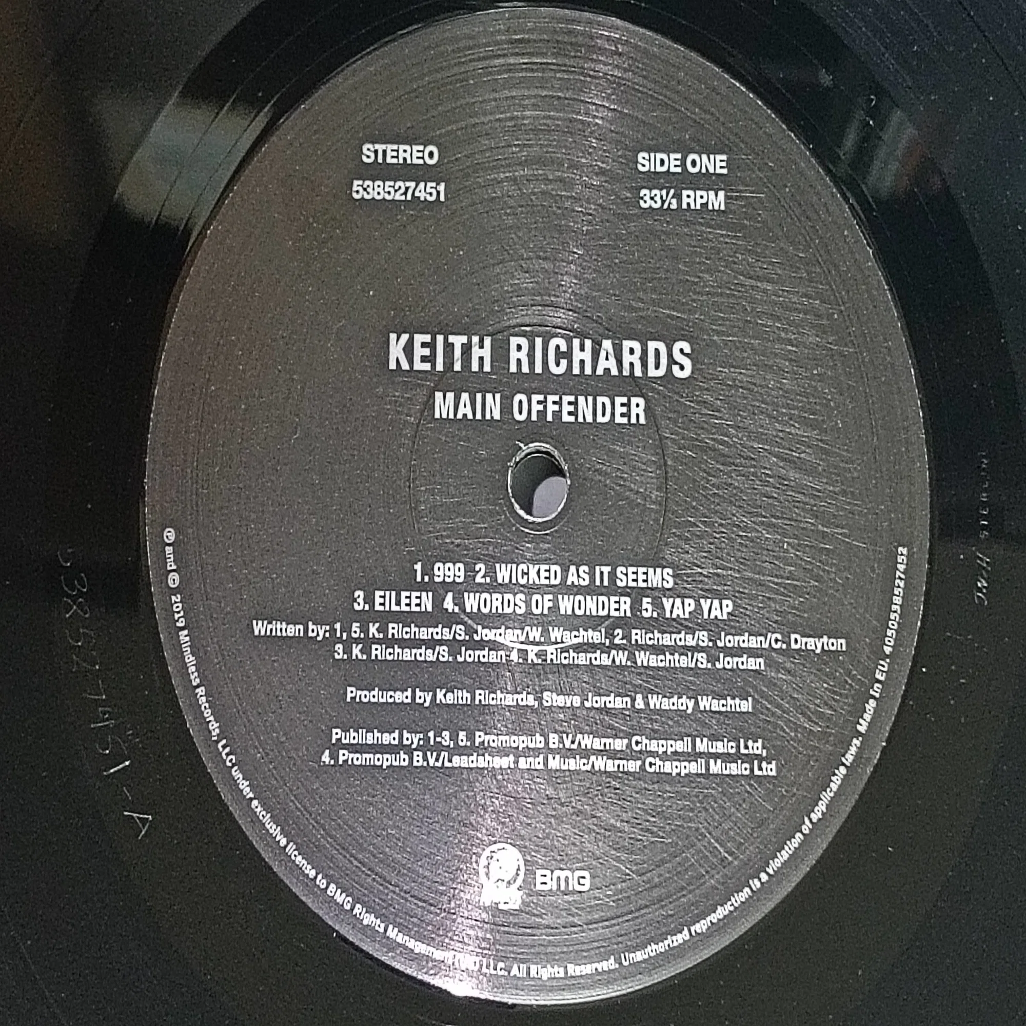 Main Offender】(1992) Keith Richards: The 2nd album packed with 