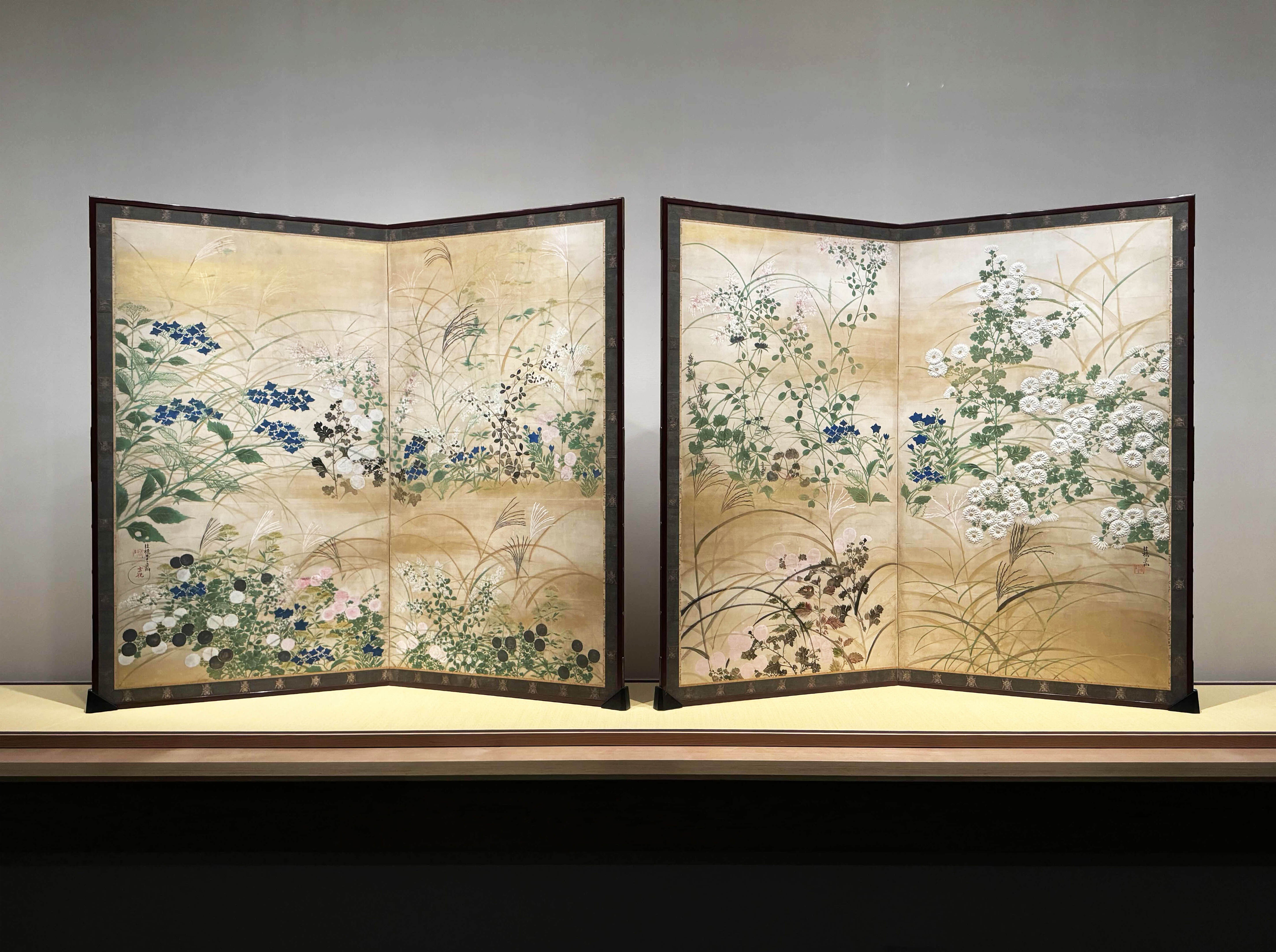 美術展2024#84】光琳 国宝「紅白梅図屏風」×重文「風神雷神図屏風