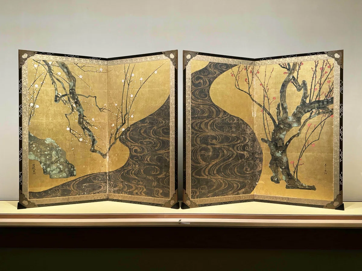 美術展2024#84】光琳 国宝「紅白梅図屏風」×重文「風神雷神図屏風 